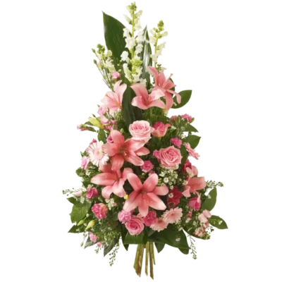 GERBE HOMMAGE ROSE