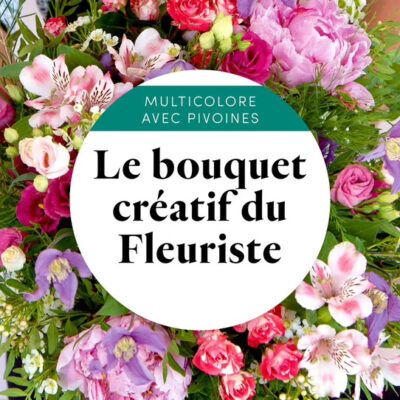 Bouquet du fleuriste avec Pivoines