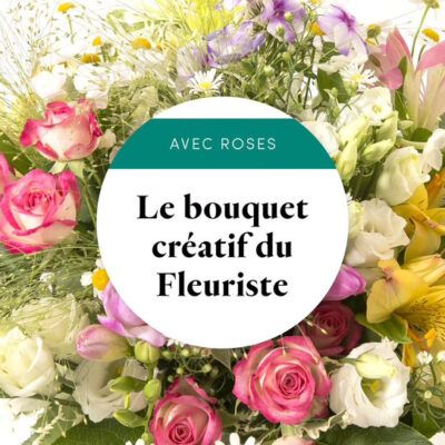 Bouquet du fleuriste avec Roses
